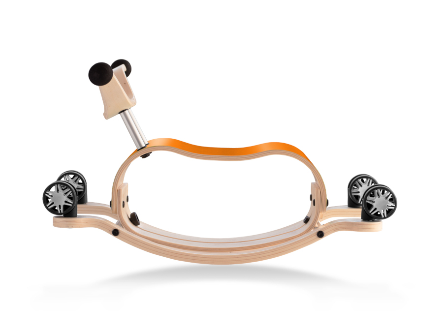 Trotteur Wishbone Mini Flip - Base Race orange