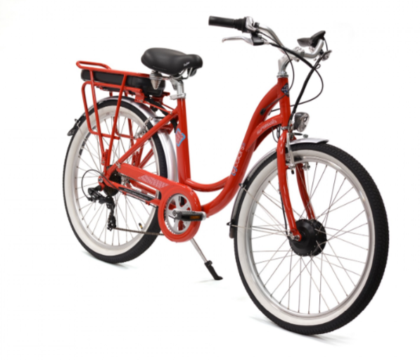 Velo electrique online rouge