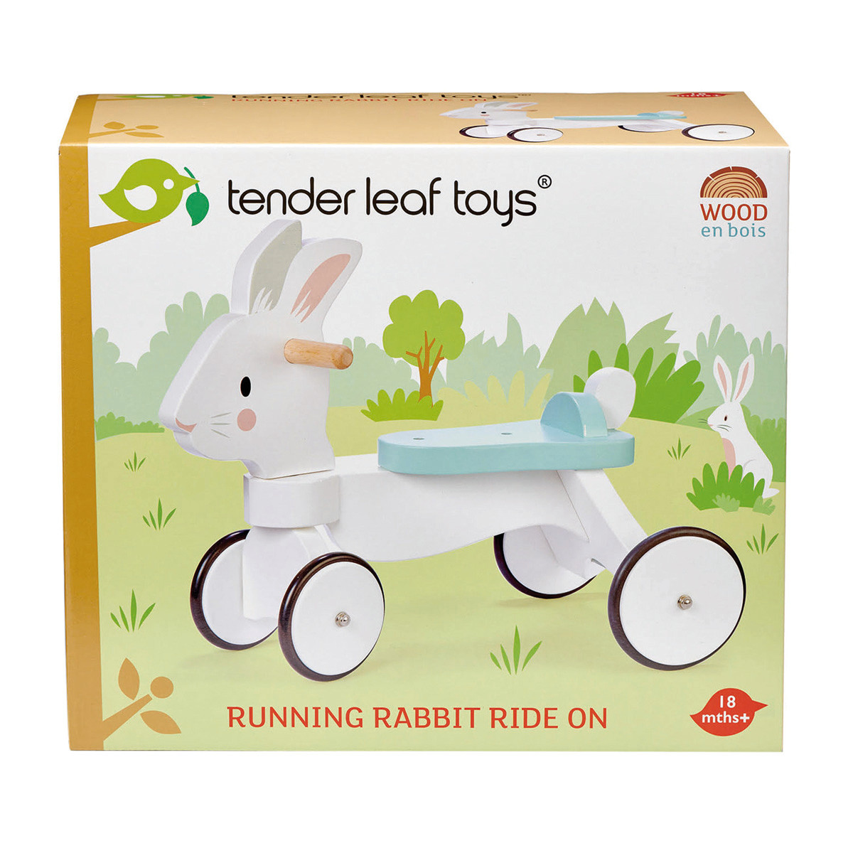 Porteur Lapin - Tender Leaf Toys - boite