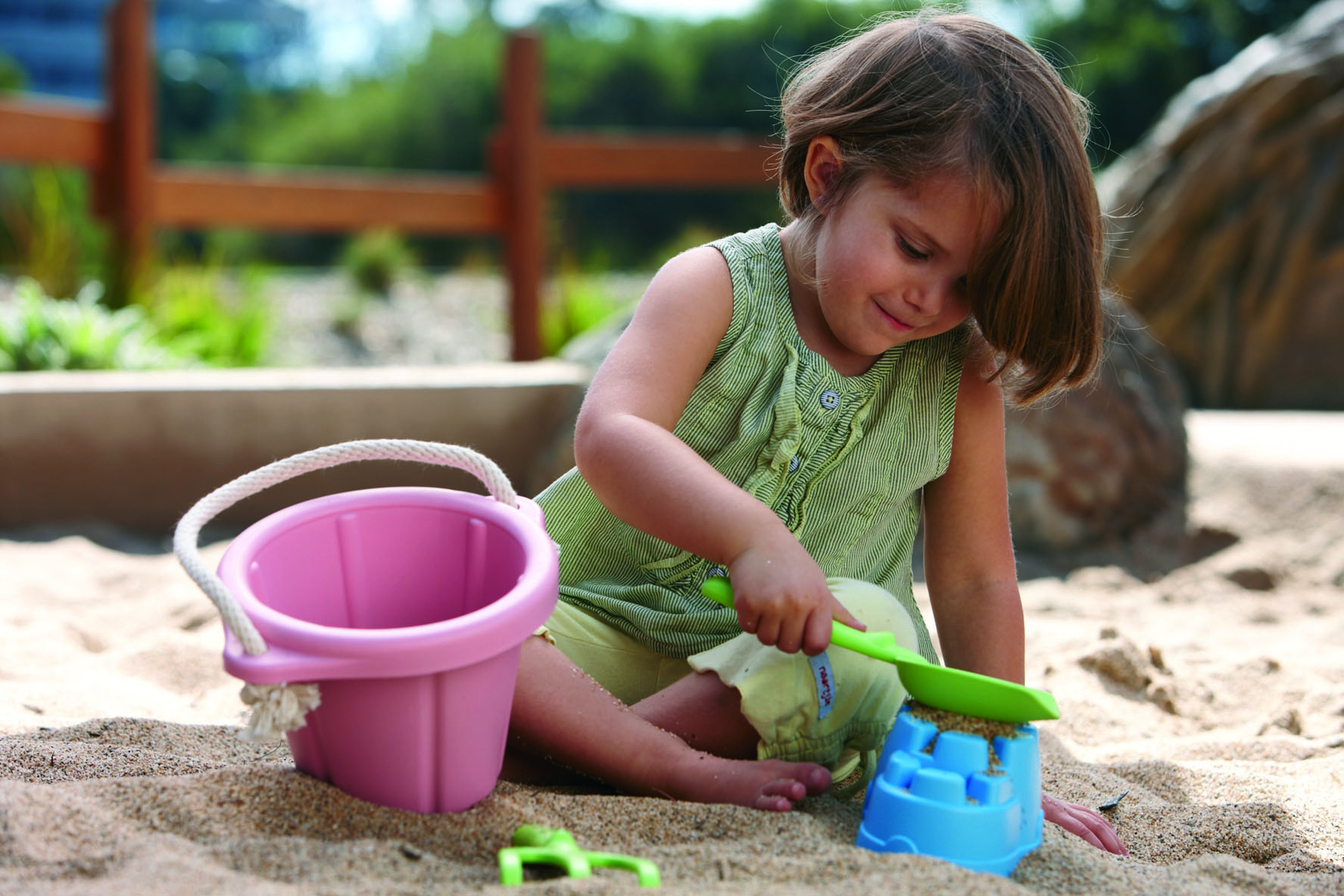 Set jeu de sable Green Toys - fille