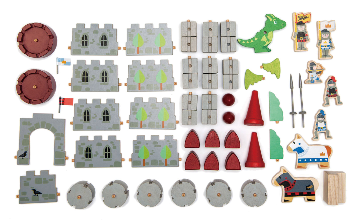 Chateau des dragons - Tender Leaf Toys - pièces