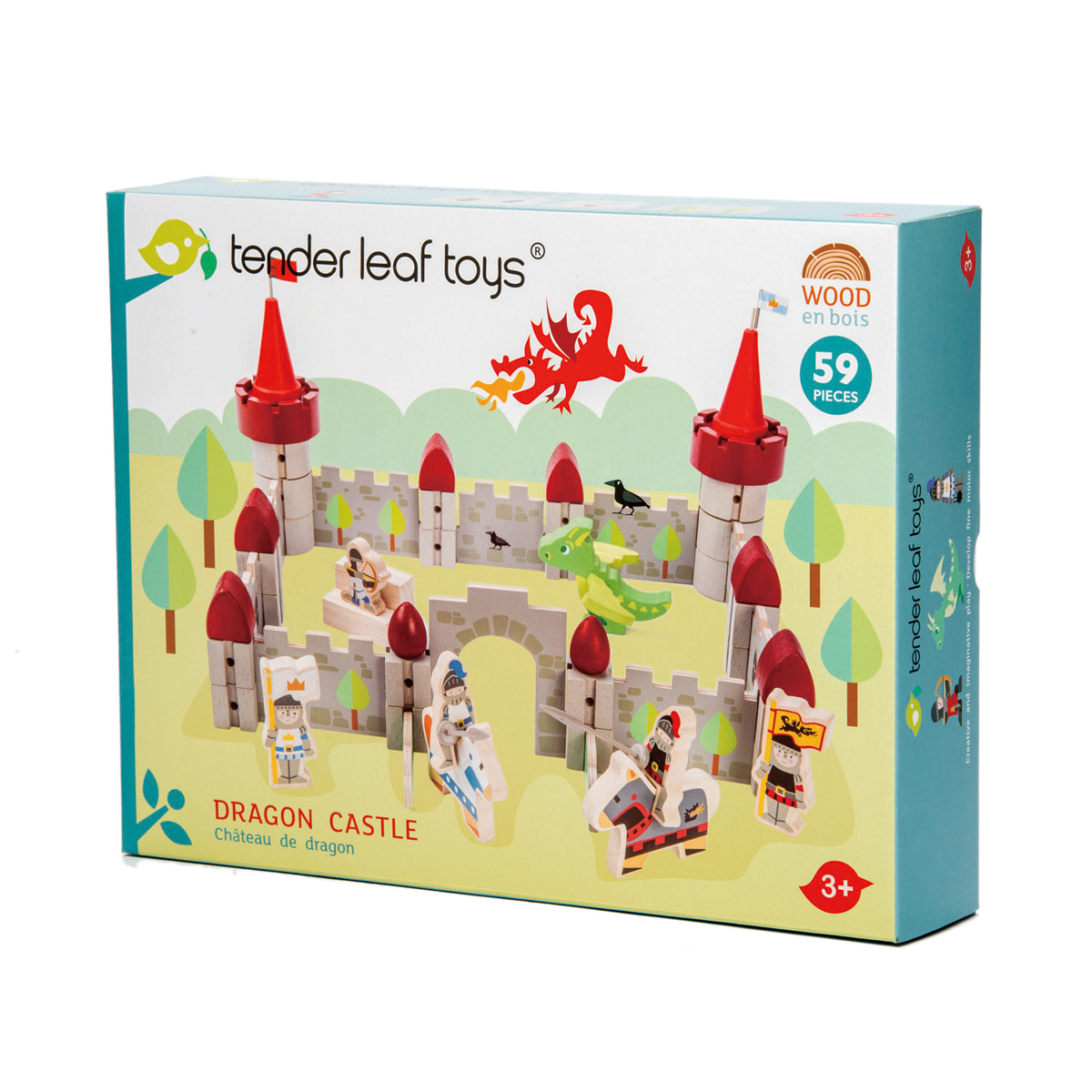 Chateau du dragon - Tender Leaf Toys - boites
