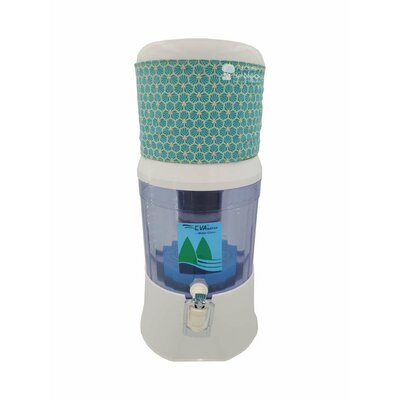 housse fontaine EVA bac supérieur turquoise doré