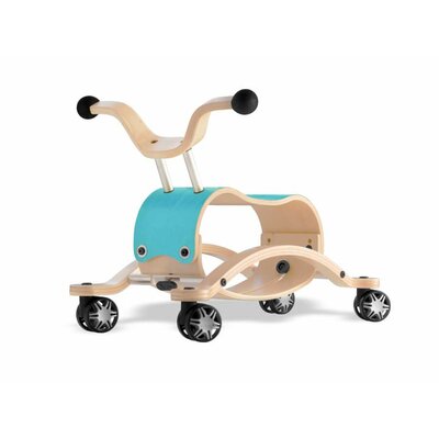 Trotteur Wishbone Mini Flip - Base de course bleu