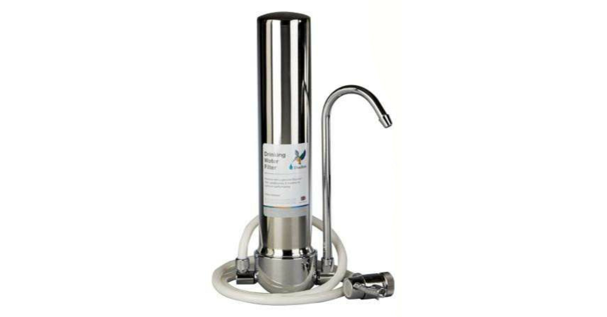 Filtre à Eau Sur Comptoir Doulton Avec Cartouche Céramique | Réduit Chlore, Plomb, Bactéries | Installation Facile Sans Plomberie | Certifié NSF