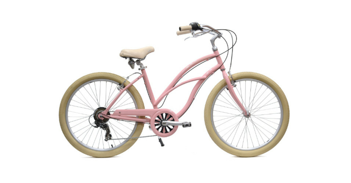 Vélo Homme Cruiser Frein Coaster Vélo Beach Cruiser 26 Pouces Chromé