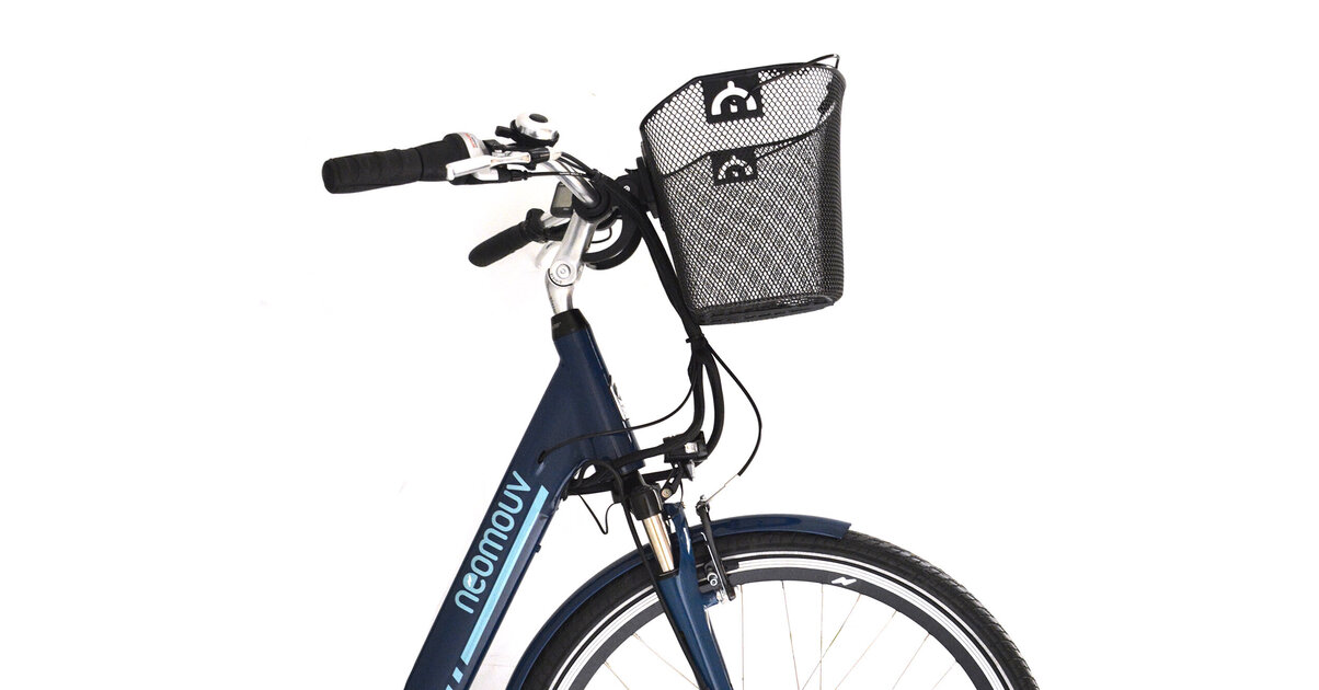 Fischer Panier Vélo Électrique Plus Avant – Antivol & Grande Capacité 5 Kg Noir