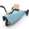 porteur- moto 2 en 1 bleu - chou du volant