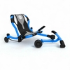Ezyroller Spinner X Bleu vu en perspective, kart enfant sans pédales conçu pour tourner à 360°