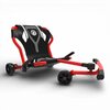 Ezyroller Pro X Rouge vu de trois quarts, cadre acier et roues larges X-Series