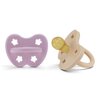 Lot de 2 tetines naturel  ronde - 3-36  Light-orchid_Sandy-nude_3-36mth_5710087440716_1