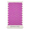 Tapis d’acupression Climsom Zen violet, picots violets sur housse en coton bio écru