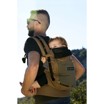 Porte-bébé JPMBB - PhysioCarrier Safari poche Olive - dos