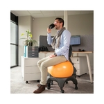 siege ballon ergonomique tonic chair orange