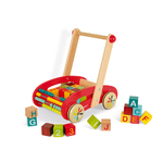 Chariot ABC Buggy Tatoo - 30 cubes - jouet en bois