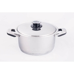 Faitout Basse Température indcution - inox 18-10 - haut - 24 cm -