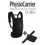 Phsyiocarrier  Tablier Noir Poche Anthracite