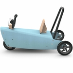 Porteur moto en bois design made in france bleu 6