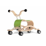 Trotteur Wishbone Mini Flip - Base de course vert