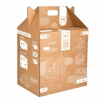 construire Maison en Carton Enfant XXL – Kit de Construction GIGI Bloks