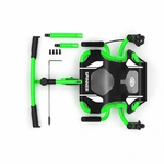 Vue de dessus de l’Ezyroller Spinner X Vert Green, montrant son design compact et coloris éclatant.