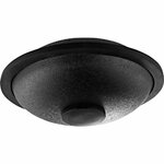 Vue de dessous du mini tongue drum Meinl noir montrant la base et la finition en acier