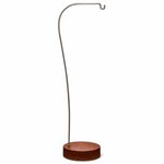 Support carillon design en bois de Ki Bawang et acier, modèle 1 crochet pour carillon Koshi ou Zaphir