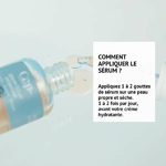 Conseils d’utilisation du sérum éclat hydratant Cap Hydra  appliquer 1 à 2 gouttes matin et soir sur peau propre et sèche, avant la crème