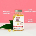Complément alimentaire Oméga 3 Nutrivie – soutien du cœur, du cerveau et de la vision