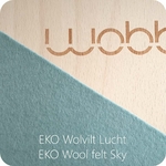 Wobbel Original transparent Felt Sky