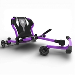 Kart EzyRoller drifter x purple sans pédale pour enfant - Vue de biais