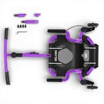EzyRoller drifter x violet avec ses extensions incluses pour ajuster la taille selon lâge de lenfant