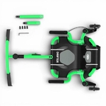EzyRoller drifter x vert avec ses extensions incluses pour ajuster la taille selon lâge de lenfant