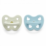 Lot de 2 Tétines Hevea capri_soft_pebble