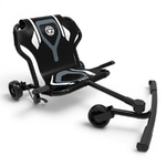 Ezyroller Pro X noir – kart sans pédales avec frein arrière et siège ergonomique pour enfants et adolescents.