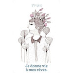 Carte du jeu Paroles de Fée invitant à croire en ses projets et à réaliser ses rêves
