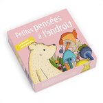 Boîte du jeu Petites Pensées à l'Endroit, un jeu de cartes pour développer les pensées positives chez l'enfant