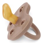Tétine Hevea Planet physiologique 3-36 mois Tan Beige vue de profil