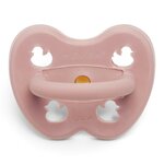 Tétine Hevea Planet physiologique 3-36 mois Baby Blush vue du bouclier