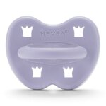 Tétine Hevea Planet physiologique 3-36 mois Dusty Violet vue du bouclier