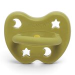 Tétine Hevea Planet physiologique 3-36 mois Avocado vue du bouclier