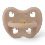 Tétine Hevea Planet physiologique 3-36 mois Tan Beige vue du bouclier