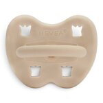 Tétine Hevea Planet physiologique 3-36 mois Sandy Nude vue du bouclier