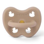 Tétine HEVEA Tan Beige Round 3-36 mois en caoutchouc naturel
