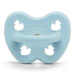 Tétine ronde HEVEA 0-3 mois Baby Blue en caoutchouc naturel