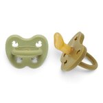 Lot de 2 Tétines Hevea planet  ortho en Caoutchouc naturel - Hunter Green  Olive