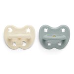 Lot de 2 tetines naturel  ronde - 3-36  Milky White & Gorgeous Grey_round_two-pack_5710087433411