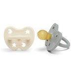 Lot de 2 tetines naturel  ronde - 3-36 _Milky White & Gorgeous Grey_round_two-pack_5710087433411_side