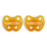 Lot de 2 tétines Hevea Planet symétriques 3-36 mois en caoutchouc naturel