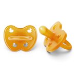Lot de 2 tétines Hevea Planet symétriques 3-36 mois en caoutchouc naturel - profil